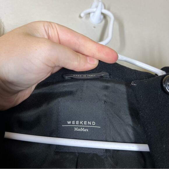 MaxMara Weekend 100% Wool Coat Size US 4 - Picture 11 of 13